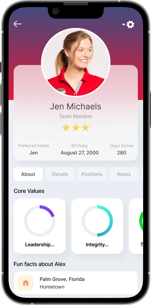 HR Player Card demo - About
